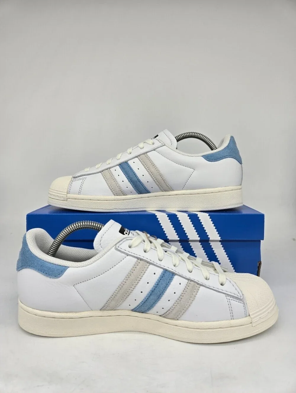 Adidas Men's Superstar GZ9381 Cream White Preloved Blue Shoes Size 9